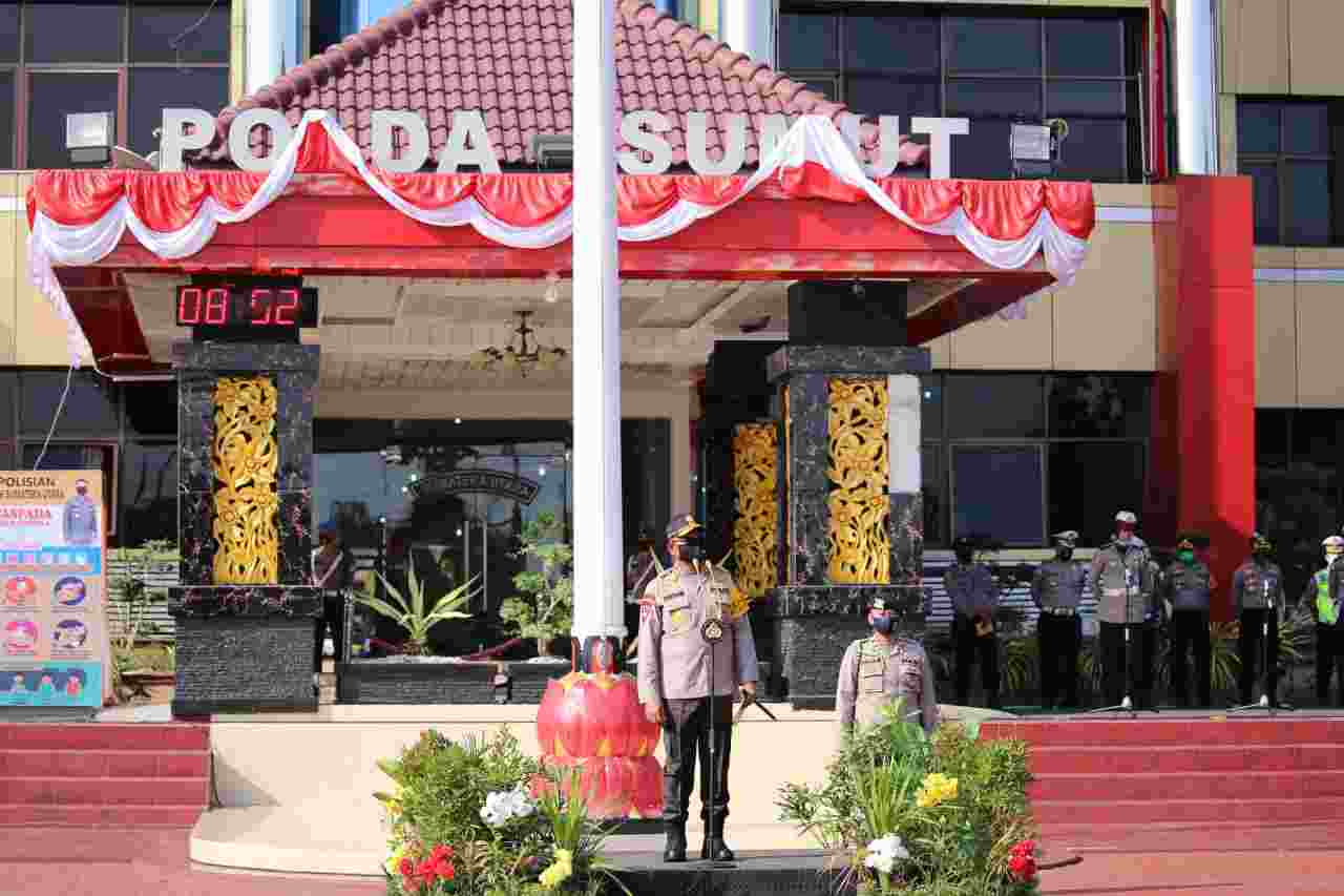 Polda Sumut Gelar Apel Pasukan Operasi Patuh Toba 2020