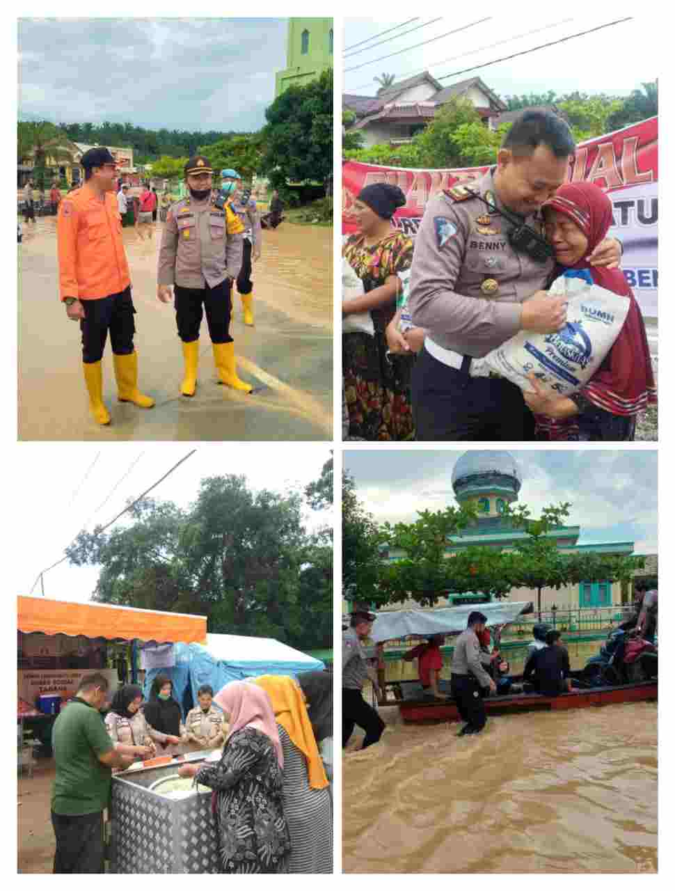 Banjir Rendam 100 Unit Rumah di Bandar Durian Kecamatan Aek Natas