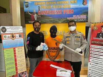 Polsek Medan Kota Ringkus Pelaku Pembobolan SPBU