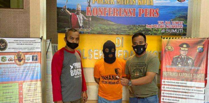 Pengedar Sabu Berhasil Diciduk Satreskrim Polsek Medan Kota