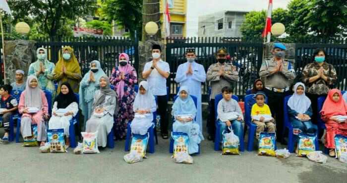 Rayakan Idul Adha 1441 H, Polsek Sunggal Sembelih 2 Ekor Sapi Dan 2 Ekor Domba