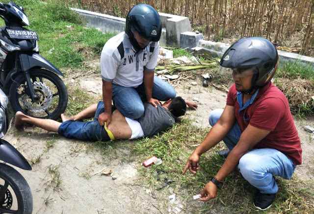 Unit Reskrim Polsek Binjai Berhasil Gagalkan Peredaran Sabu-sabu di Dusun Tanjung Anom