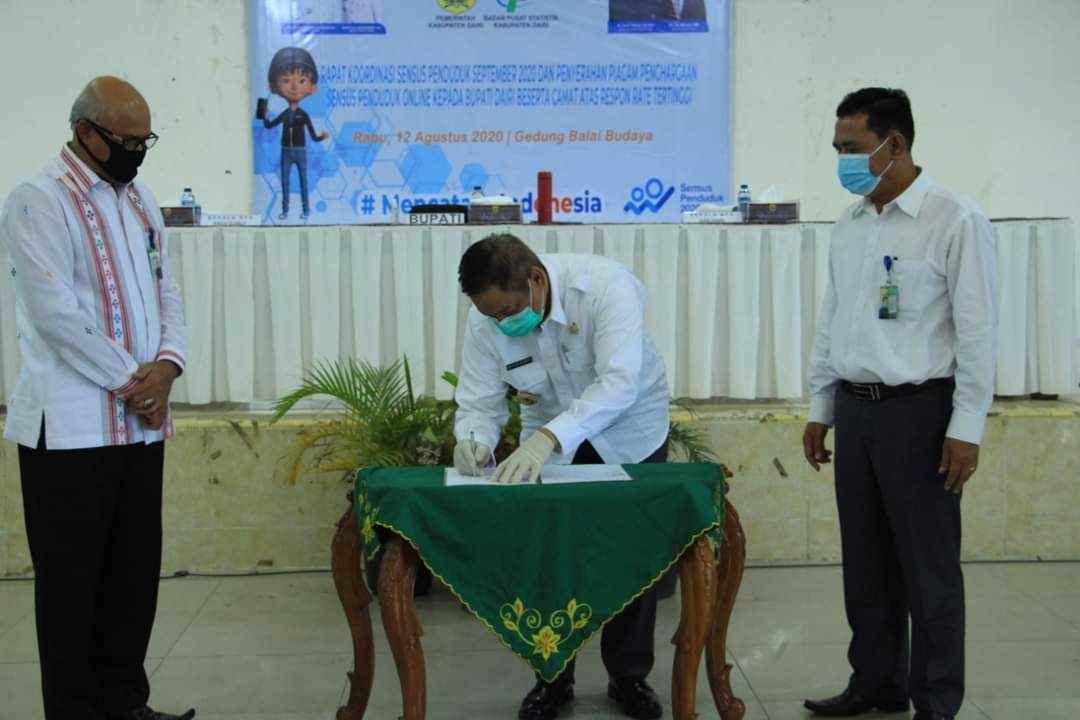 Pemkab Dairi dan BPS Kabupaten Dairi Tanda tangani MoU dan Rakor Sensus