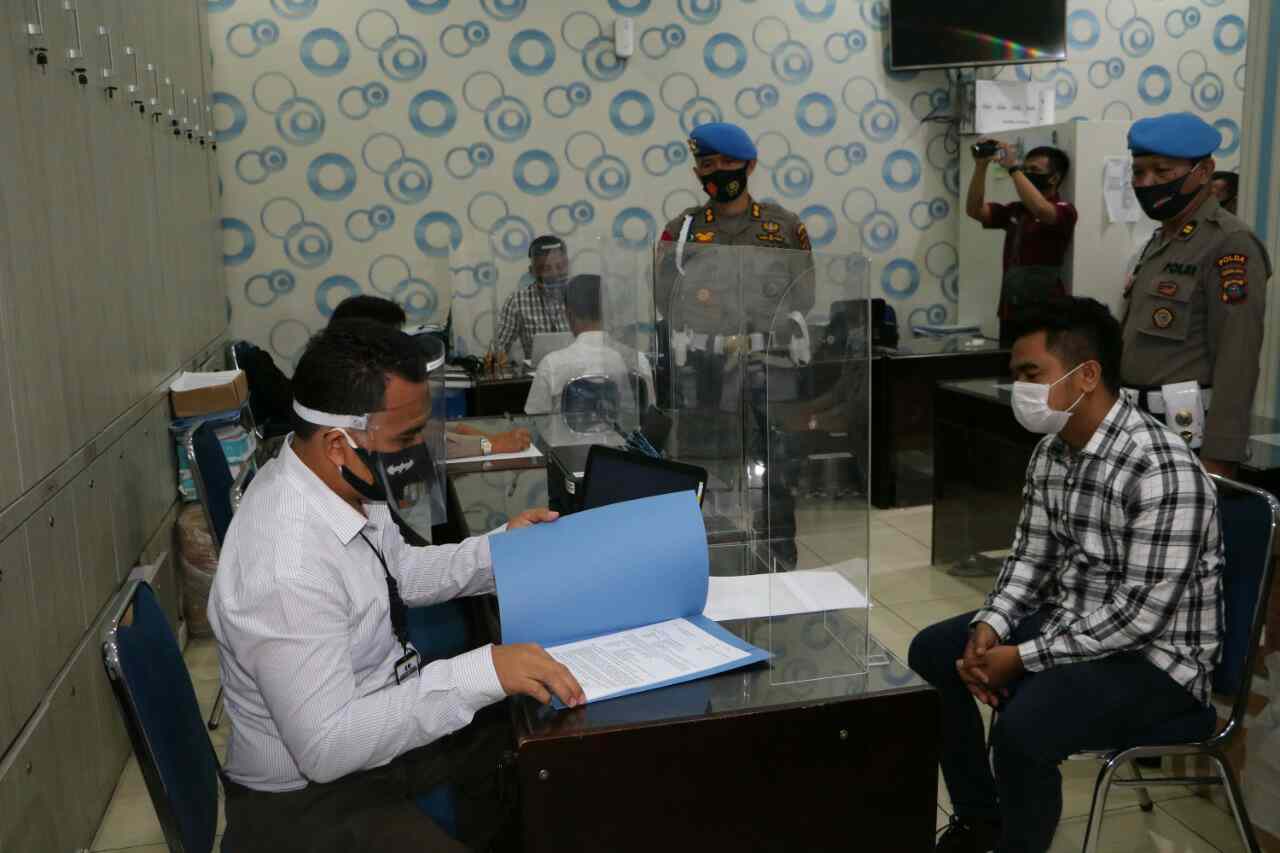 Propam Sumut Patroli Lingkungan Polda Tegakkan Protokol Kesehatan
