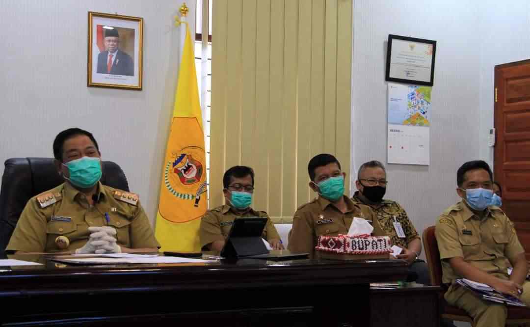 Bupati Dairi Ikuti Rakor Optimalisasi Penerimaan Pajak Daerah