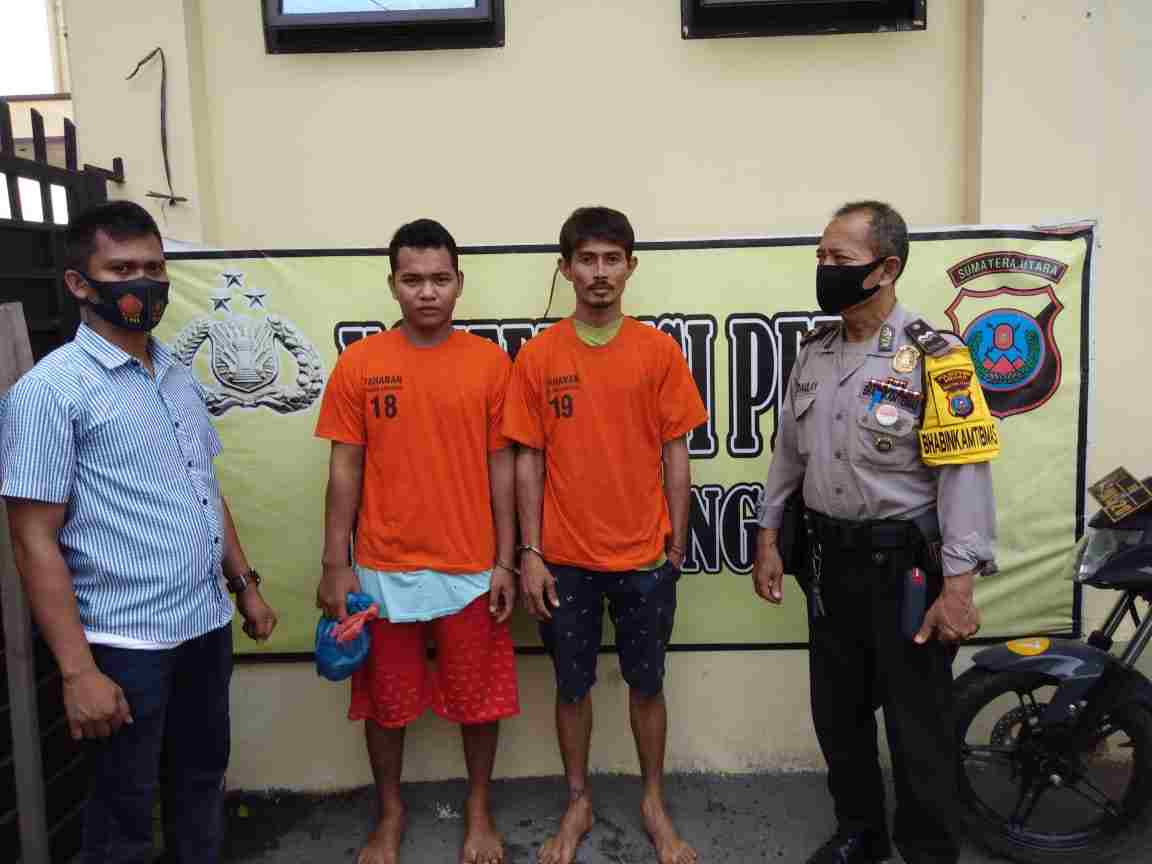 Dua Warga Sunggal Miliki Sabu Ditangkap Polisi