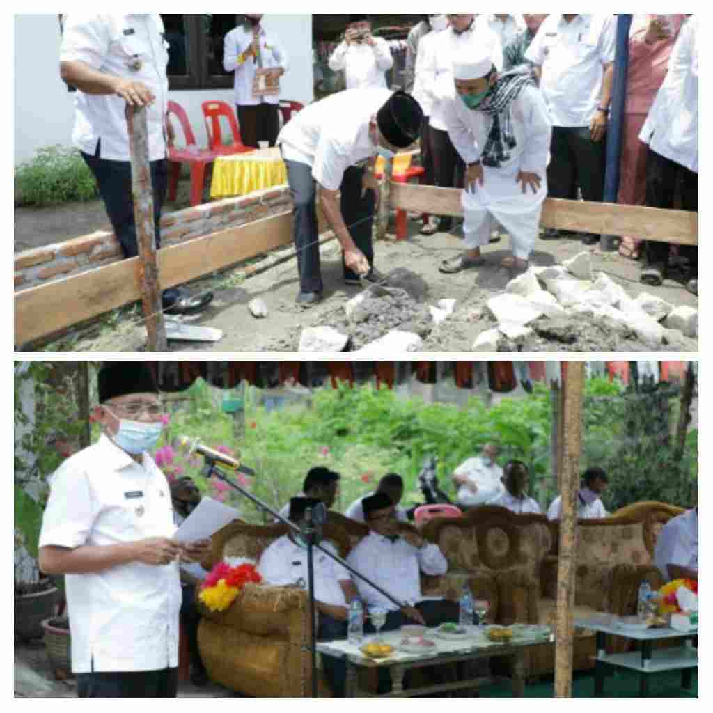 Peletakan Batu Pertama Pembangunan Rumah Tahfiz Daarul Quran Oleh Bupati Asahan