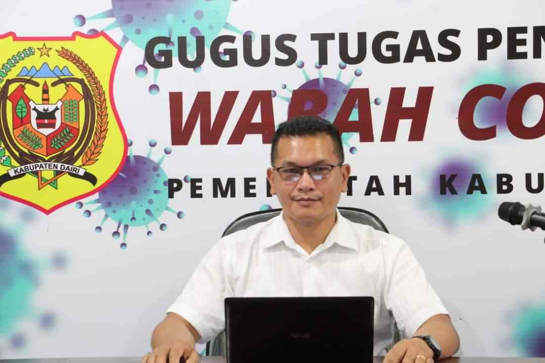 Pegawai Dinsos Dairi Positif COVID-19 Isolasi Mandiri Ketat di Rumah