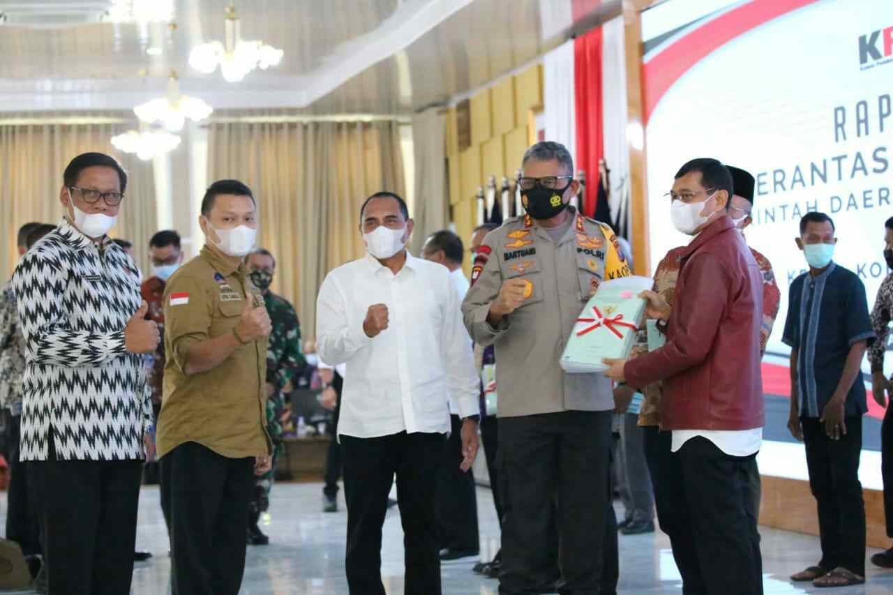 Kapolda Sumut Hadiri Rakor Pemberantasan Korupsi Terintegerasi Pemda Se-Sumut