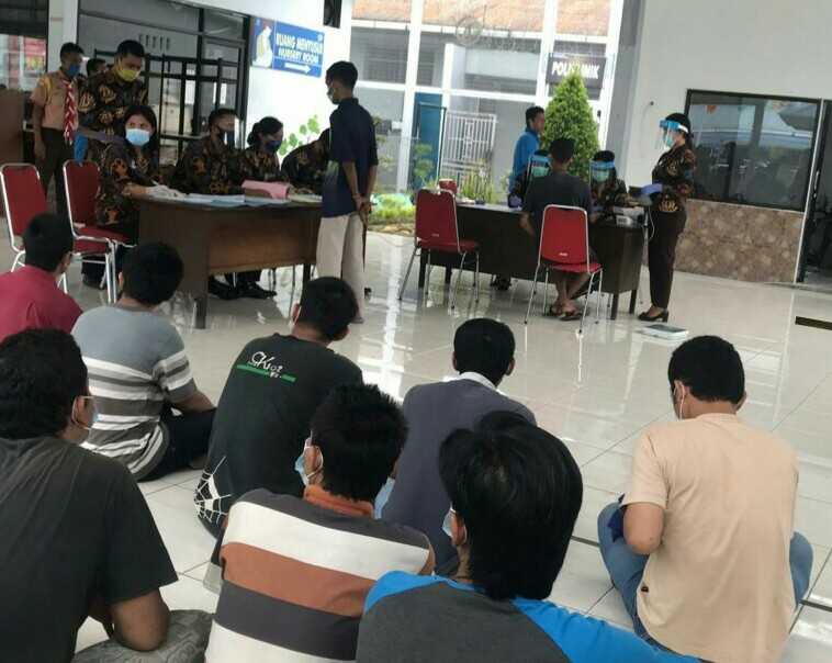 Lapas Binjai Terima 12 Orang Narapidana Kiriman Rutan Kelas IIB Pangkalan Brandan