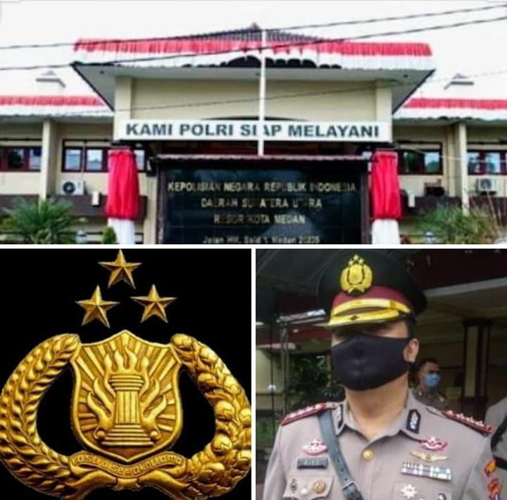 Sejumlah Perwira dan Bintara Polrestabes Medan Dimutasi