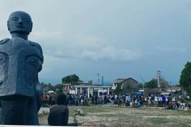 Ribuan Simpatisan Hantarkan Sonni Berutu-Ramlan Boangmanalu Mendaftar ke KPUD