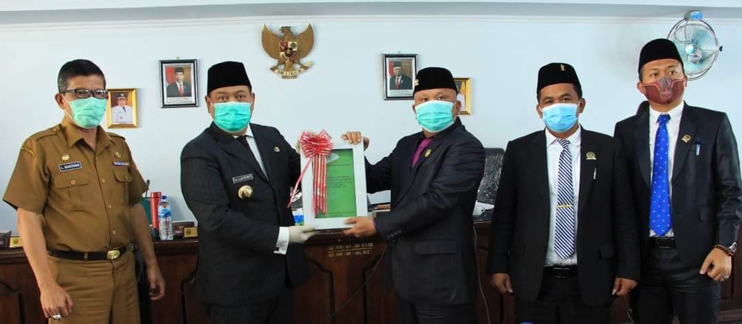 Bupati Dairi Sampaikan Nota Pengantar Rancangan Perubahan KUA PPAS TA 2020