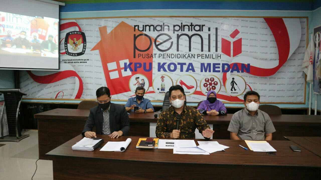 KPU Medan Tetapkan Akhyar-Salman,  Bobby-Aulia Paslon Pilkada