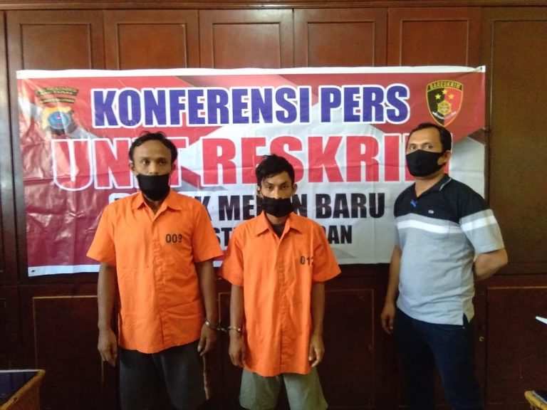 Beli Sabu Patungan Kedua Pria Ini Ditangkap Polsek Medan Baru