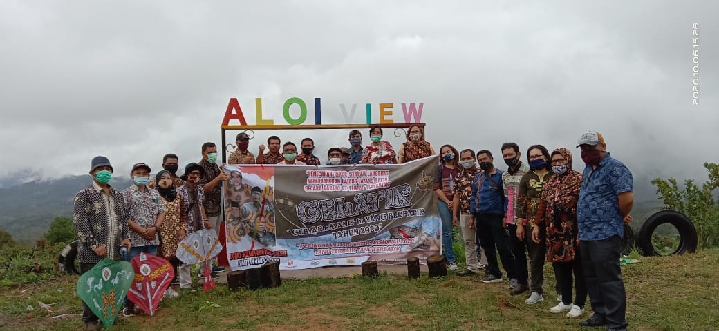 TPPI Kabupaten Dairi Ikuti Kegiatan Gebyar Layang-Layang Batik Desa Tahun 2020