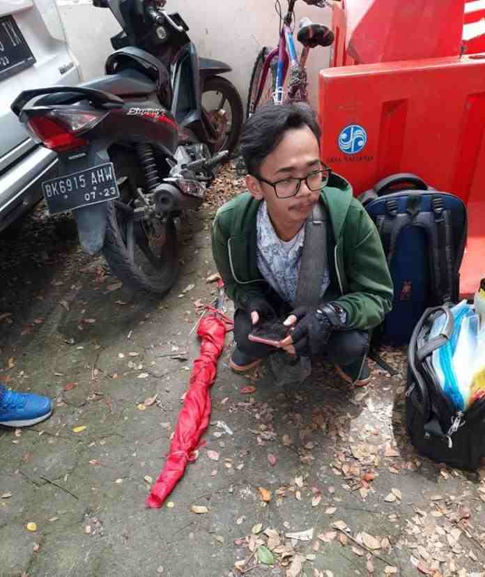 Polisi Tangkap Pendemo Bawa Senjata Tajam Jenis Klewang Saat Aksi di DPRD Sumut