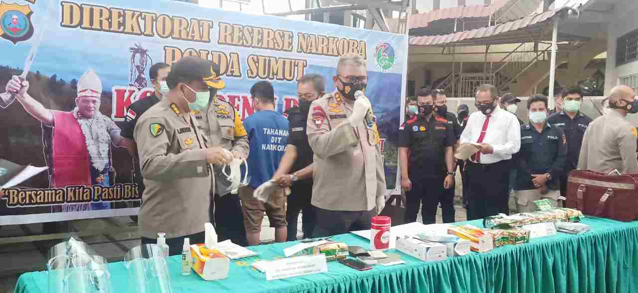 Ungkap Kasus Narkotika 8,3 Kilogram, Kapolda Tegaskan Satu Pelaku Ditembak