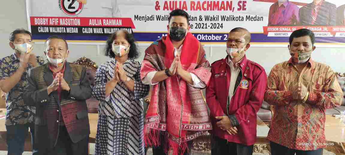 PPTSB Deklarasi Dukung Bobby-Aulia pada Pilkada Kota Medan
