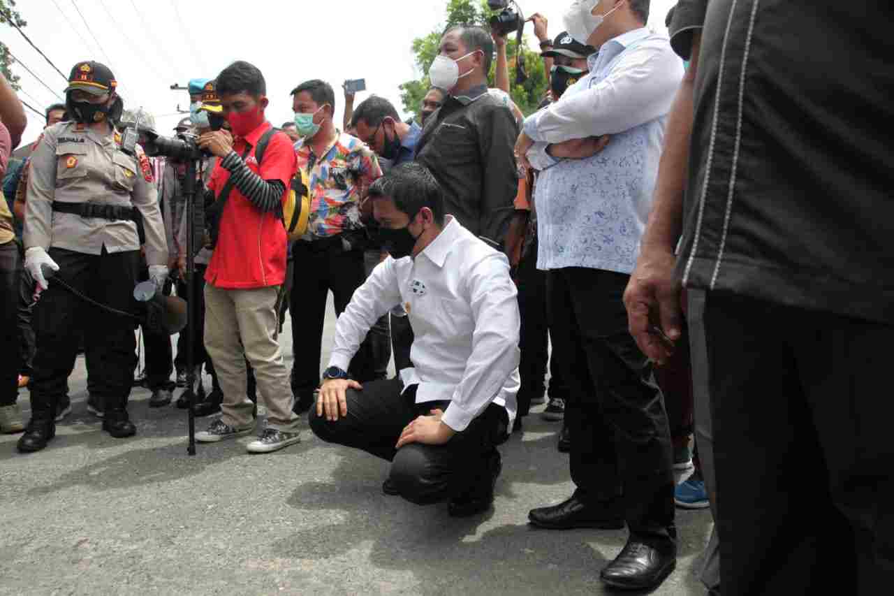 Temui Pengunjukrasa Protes UU Cipta Kerja, Walikota Siantar: Terima Kasih Sudah Tertib