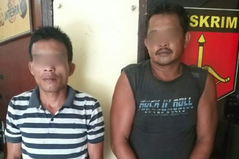 Reskrim Polsek Tanjung Morawa Polresta Deli Serdang Ciduk 2 Pria Diduga Sebagai Pengedar Sabu