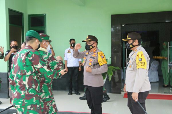 Polda Sumut Melalui Polresta Deli Serdang Sambut Kunjungan Kerja Pangdam I/BB ke Kodim 0204/DS