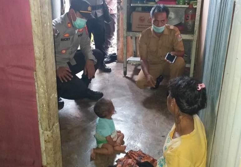 Kapolsek Percut Sei Tuan Bantu Warga Yang Membutuhkan Pertolongan
