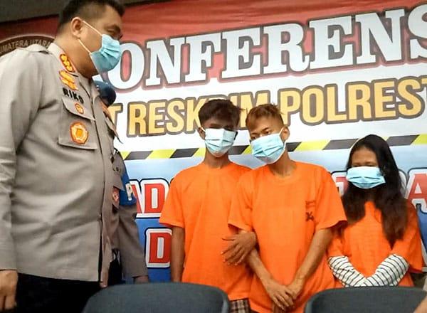 Dijebak Ajakan Hubungan Intim Lewat Medsos, 3 Pelaku Pembunuan Pria Binjai Diringkus Aparat