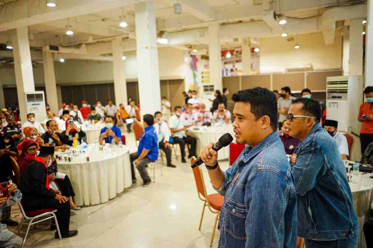 Usai Debat Kandidat, Bobby Nasution Temui dan Puji Relawan di Posko Pemenangan