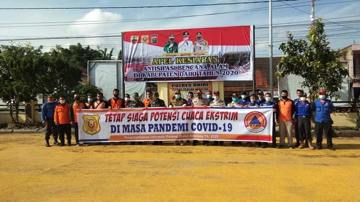 Bupati Dairi Pimpin Apel Kesiapsiagaan Penanggulangan Bencana Alam