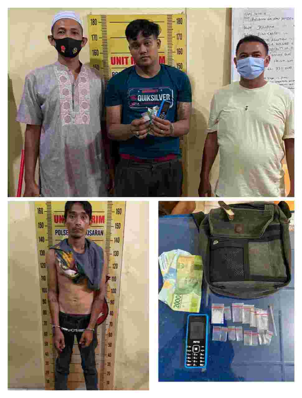 Gara - Gara Sabu Dua Warga Lestari Diringkus Polsek Kota Kisaran 