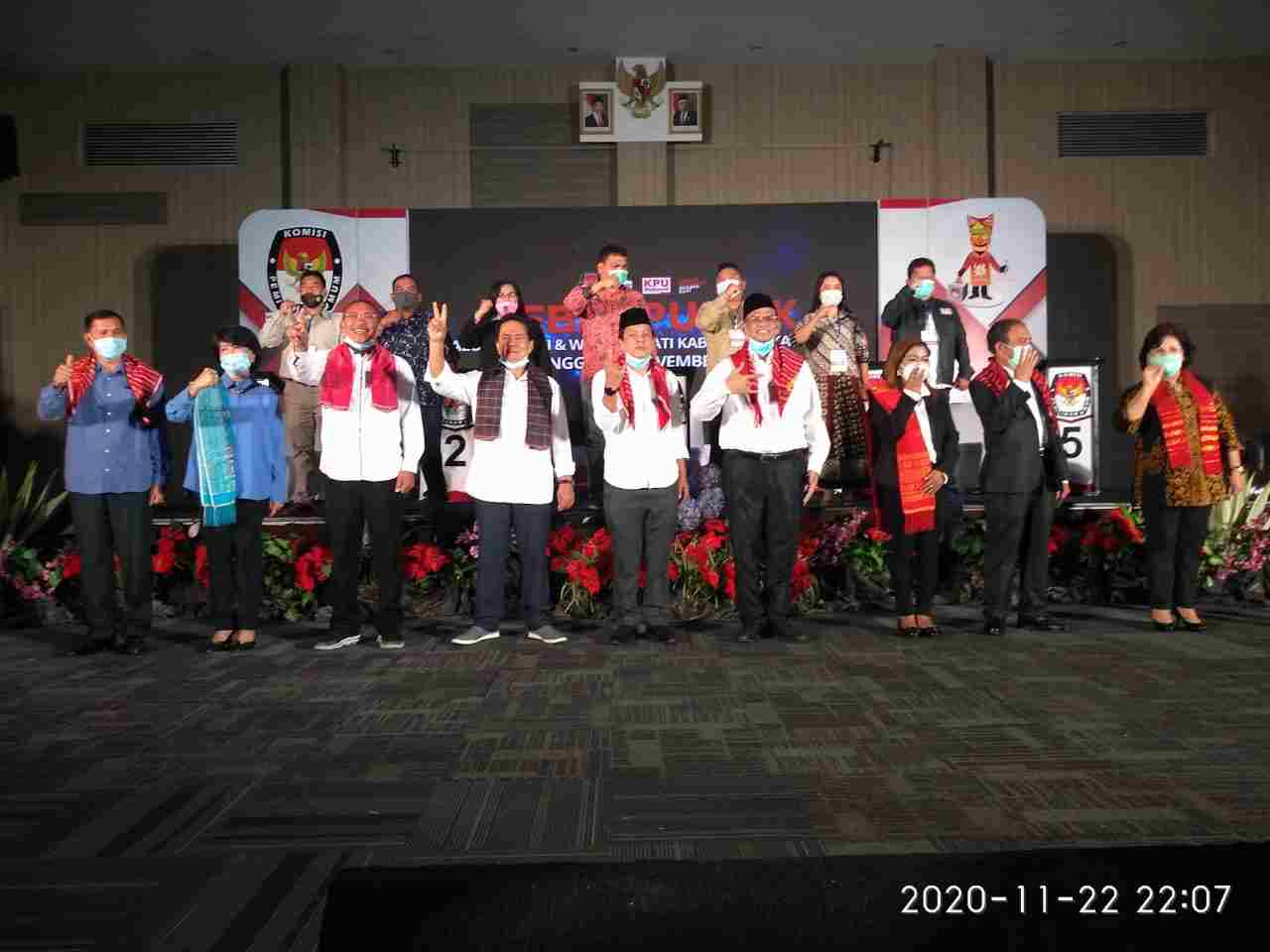 Debat Publik Sesi Kedua Paslon Bupati dan Wakil Bupati Karo Berlangsung Sukses