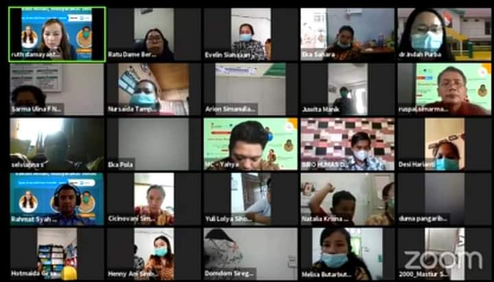 KPCPEN Bersama Pemkab Dairi Adakan Webinar Vaksin Aman Masyarakat Sehat