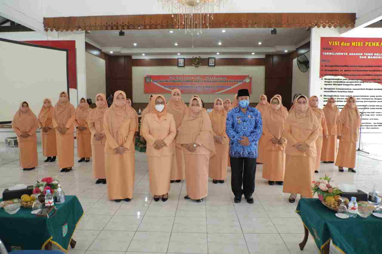 Pengurus Dharma Wanita Persatuan Asahan Masa Bakti 2019 - 2024 Dikukuhkan 