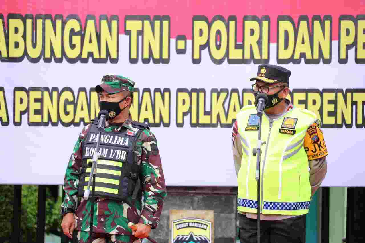 Polda Sumatera Utara, Kodam I/BB dan Pemko Medan  Laksanakan Patroli Gabungan Skala Besar