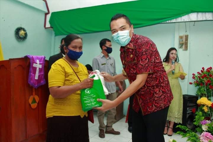 Wabup Hadiri Diakonia Natal di Kecamatan Pegagan Hilir dan Kecamatan Sitinjo  