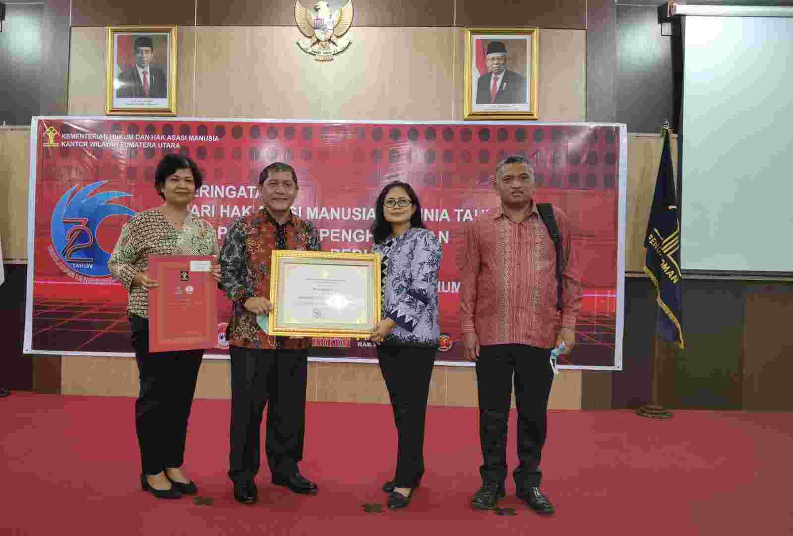 Pemda Karo Raih 4 Kali Award Peduli HAM, Ini Harapan Bupati Karo