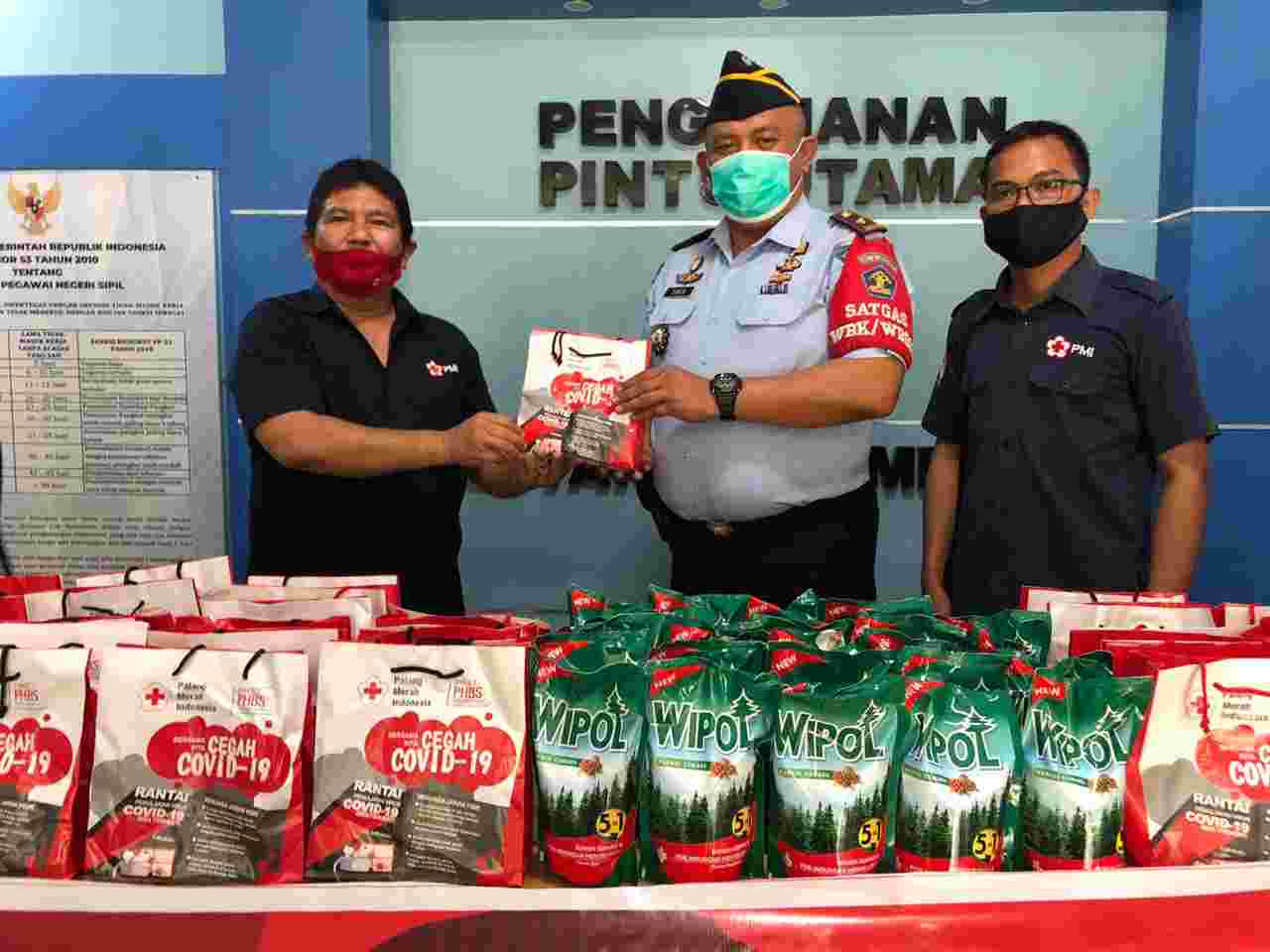 Rutan Kelas I Medan Terima Bantuan dari PMI Provsu