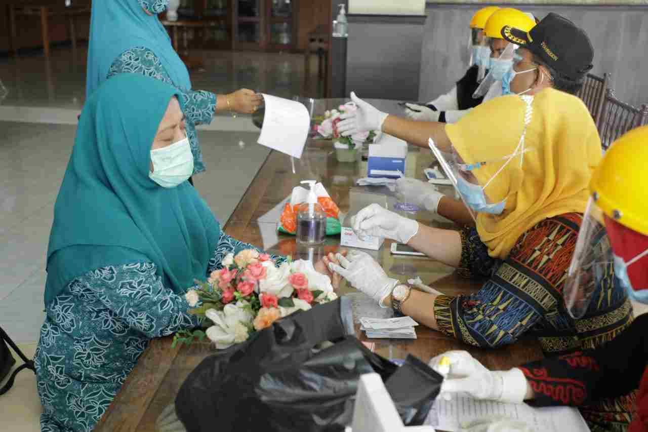 Sambut Hari Ibu Ke 92 TP PKK Asahan Adakan Rapid Tes Gratis 