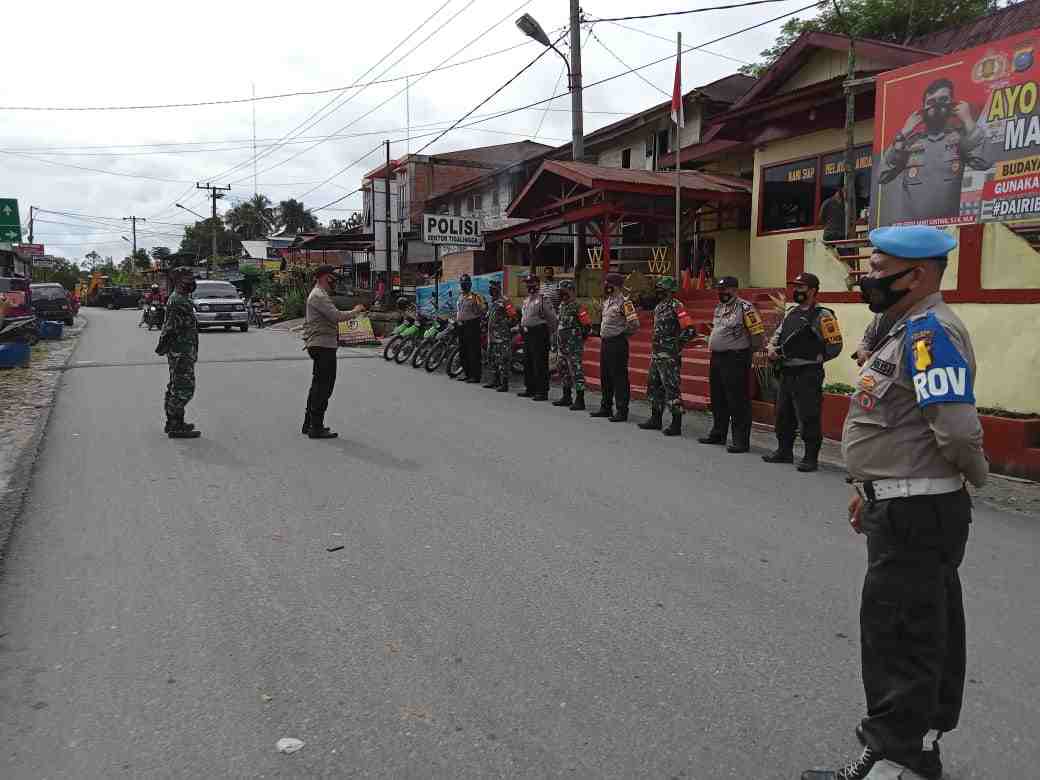 Polsek Tigalingga Lakukan Patroli Gabungan TNI-POLRI, Jelang Perayaan Nataru