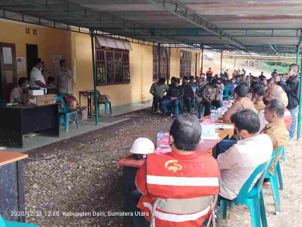 Bupati Dairi Hadiri Apel Gelar Pasukan Operasi Lilin Toba 2020 di Mapolres Dairi 