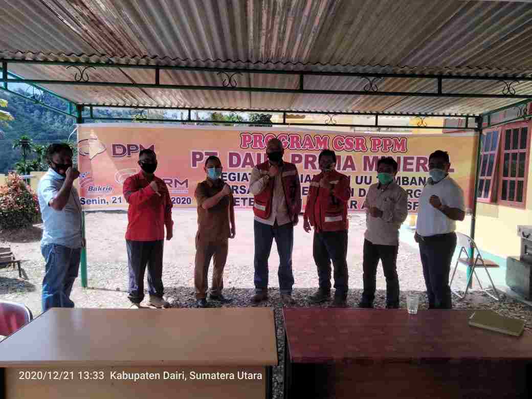 PT Dairi Prima Mineral Sosialisasi UU Tambang Bersama Pemerintah dan Warga Setempat