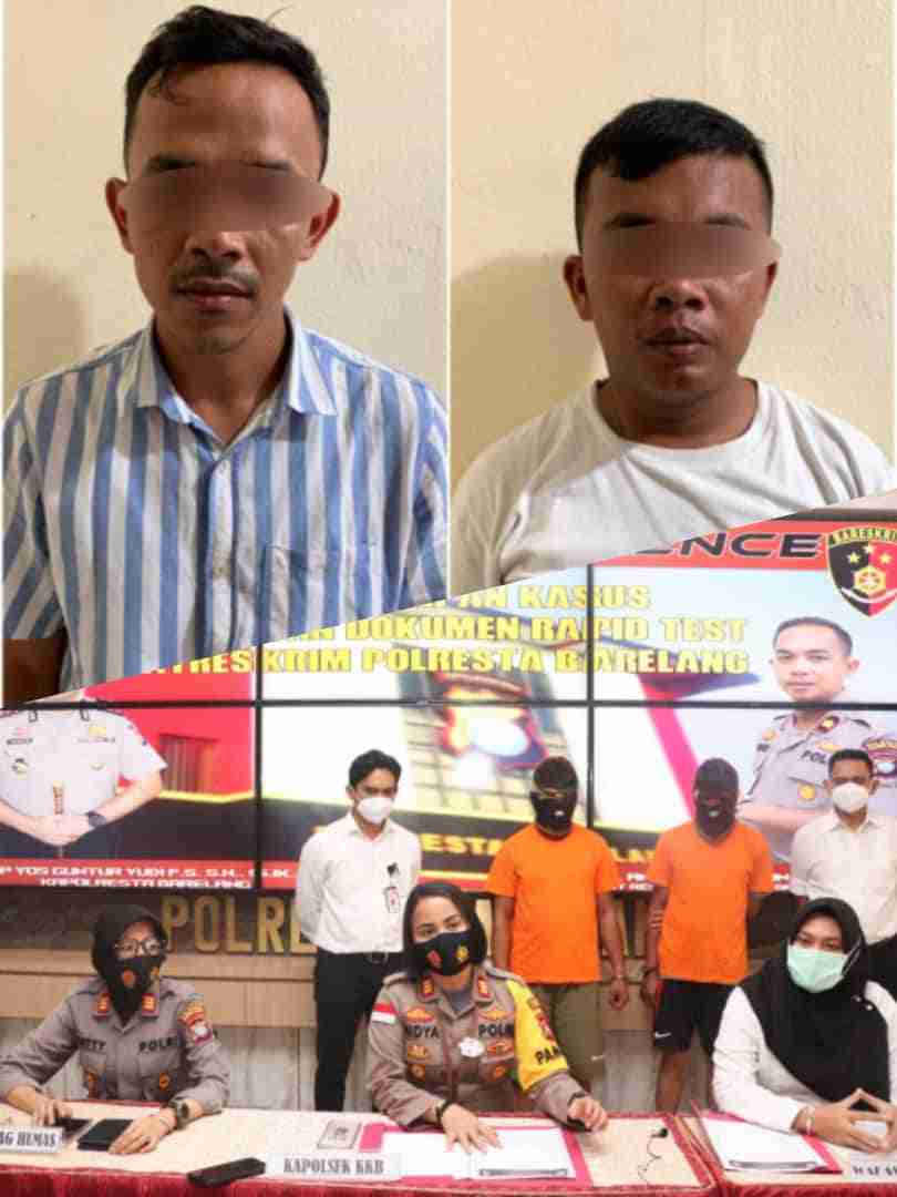 Pemalsu Dokumen Surat Rapid Test Terancam 6 Tahun Penjara