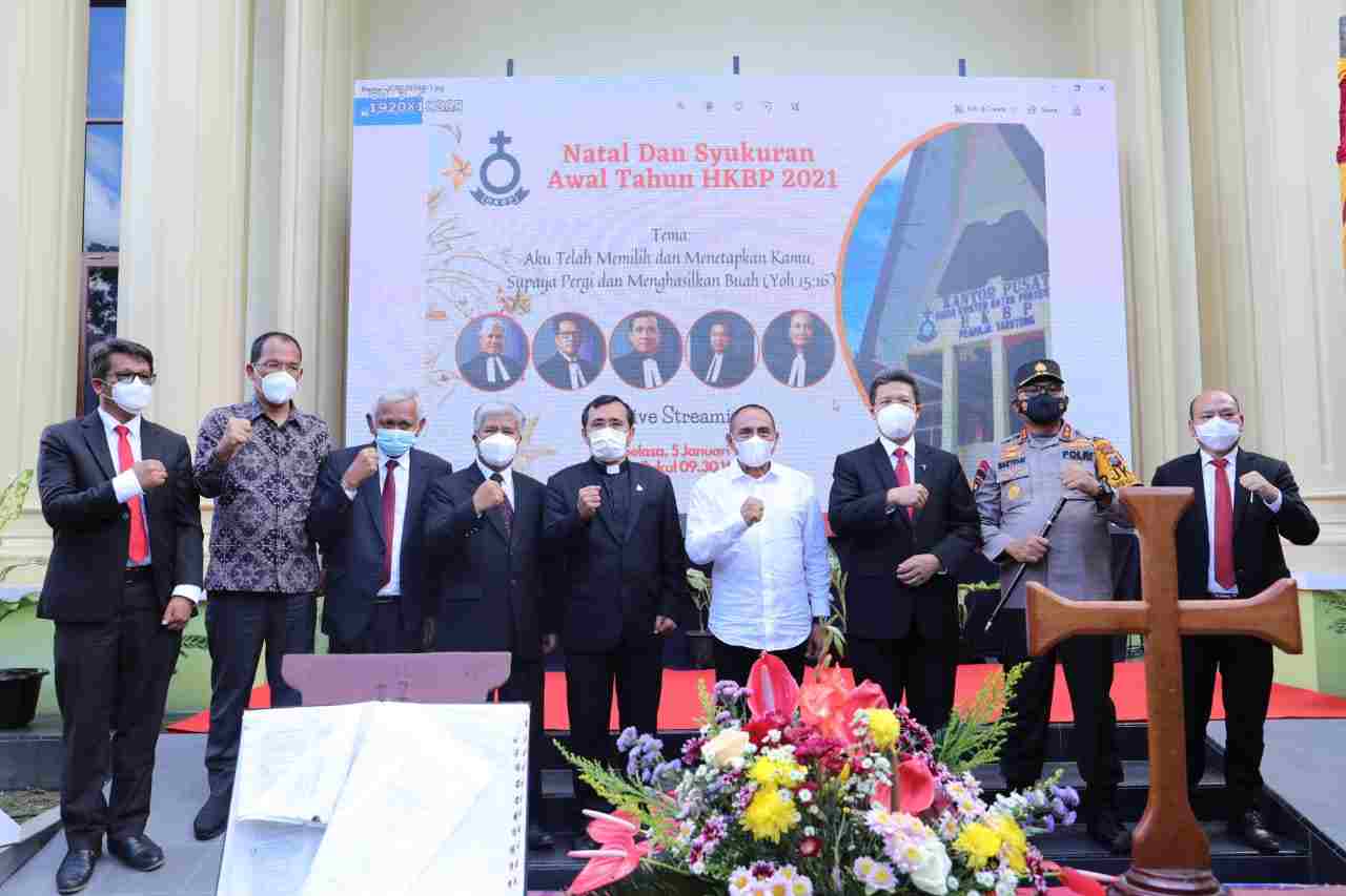 Kapoldasu dan Gubsu Hadiri Perayaan Natal dan Syukuran Awal Tahun HKBP di Pearaja