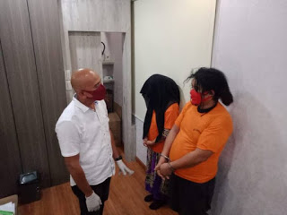 Satres Narkoba Polrestabes Medan Amankan Sepasang Kekasih Tersangka Narkoba