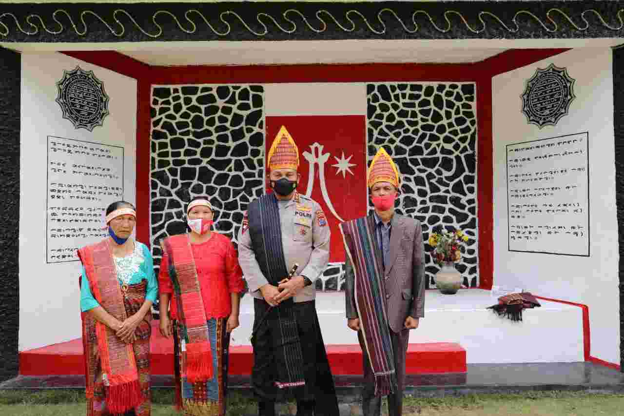 Peduli Terhadap Leluhur, Kapoldasu Kunjungi Istana Raja Sisingamangaraja