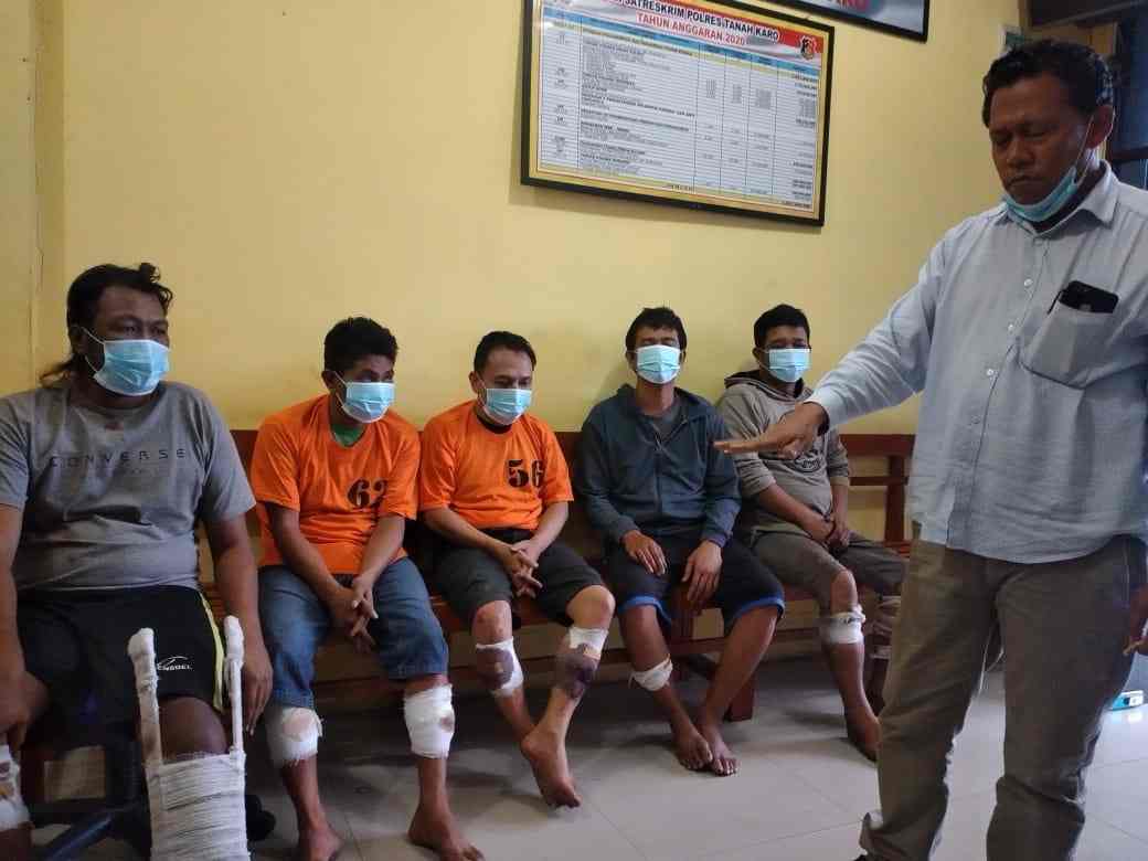 Kalah Taruhan Sabung Ayam, Bandit Antar Pulau Beraksi di Karo