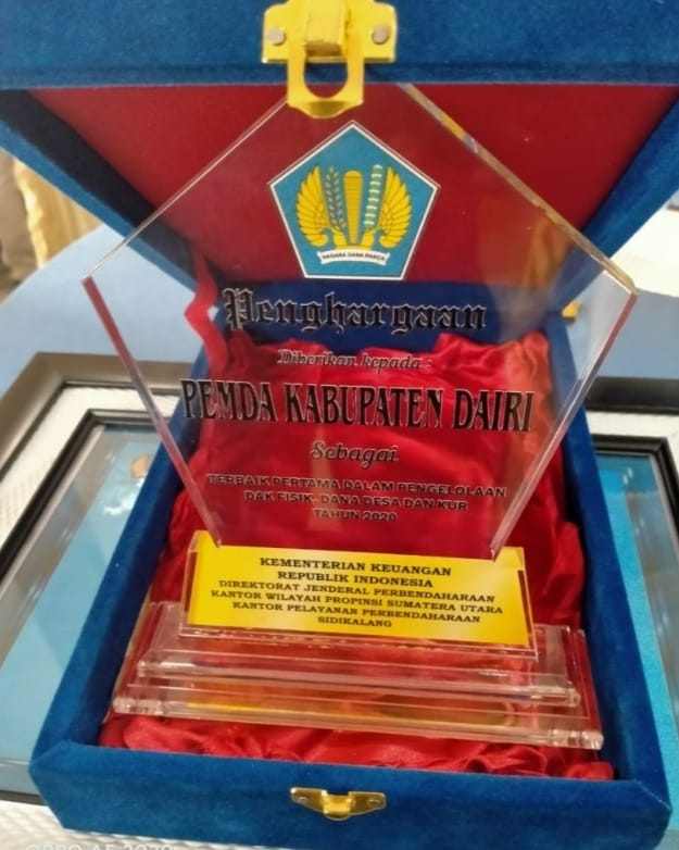 Pemkab Dairi Raih Tiga Penghargaan Sekaligus