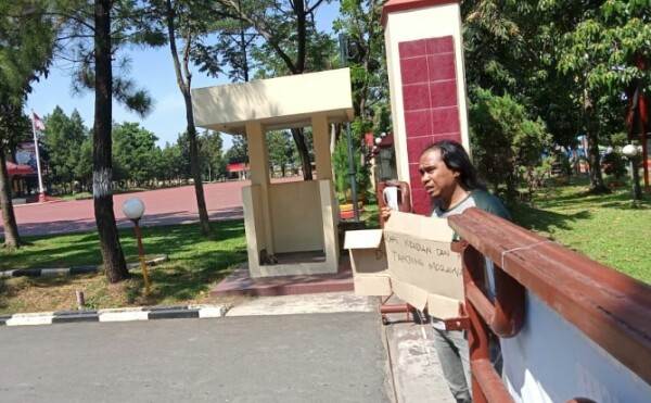 Aktivis Antikorupsi Datangi Mapolda Sumut Meminta Perlindungan
