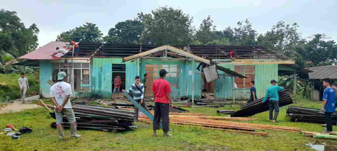 Perbaikan Asrama Yatim Muallaf Mentawai Mulai Dilakukan